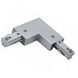 Cal Track Brushed Steel L Connector Ceiling Light