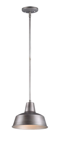 Pier M 1 Light 8.25 inch Weathered Zinc Outdoor Hanging Lantern
