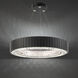Beyond Andean LED 32.8 inch Charcoal Oak Pendant Ceiling Light