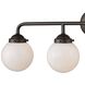 Beckett 4 Light 33 inch Oil Rubbed Bronze Vanity Light Wall Light