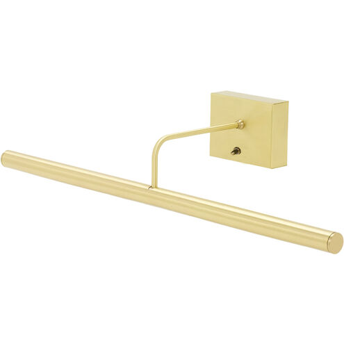 Slim-line 4 watt 24 inch Satin Brass Picture Light Wall Light, Battery Operated