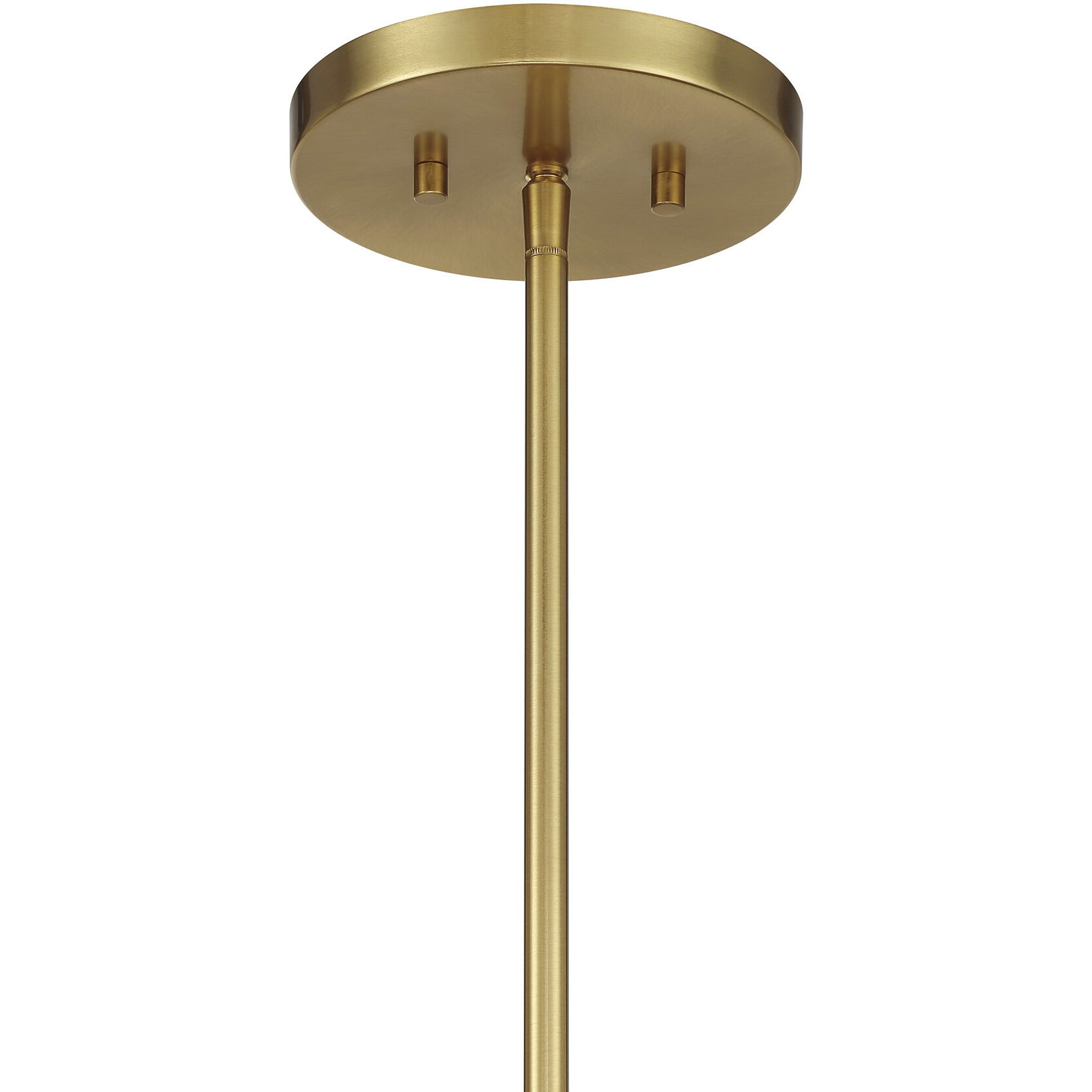 Balfour 5 Light 24 inch Warm Brass Convertible Semi-Flush or Pendant Ceiling Light