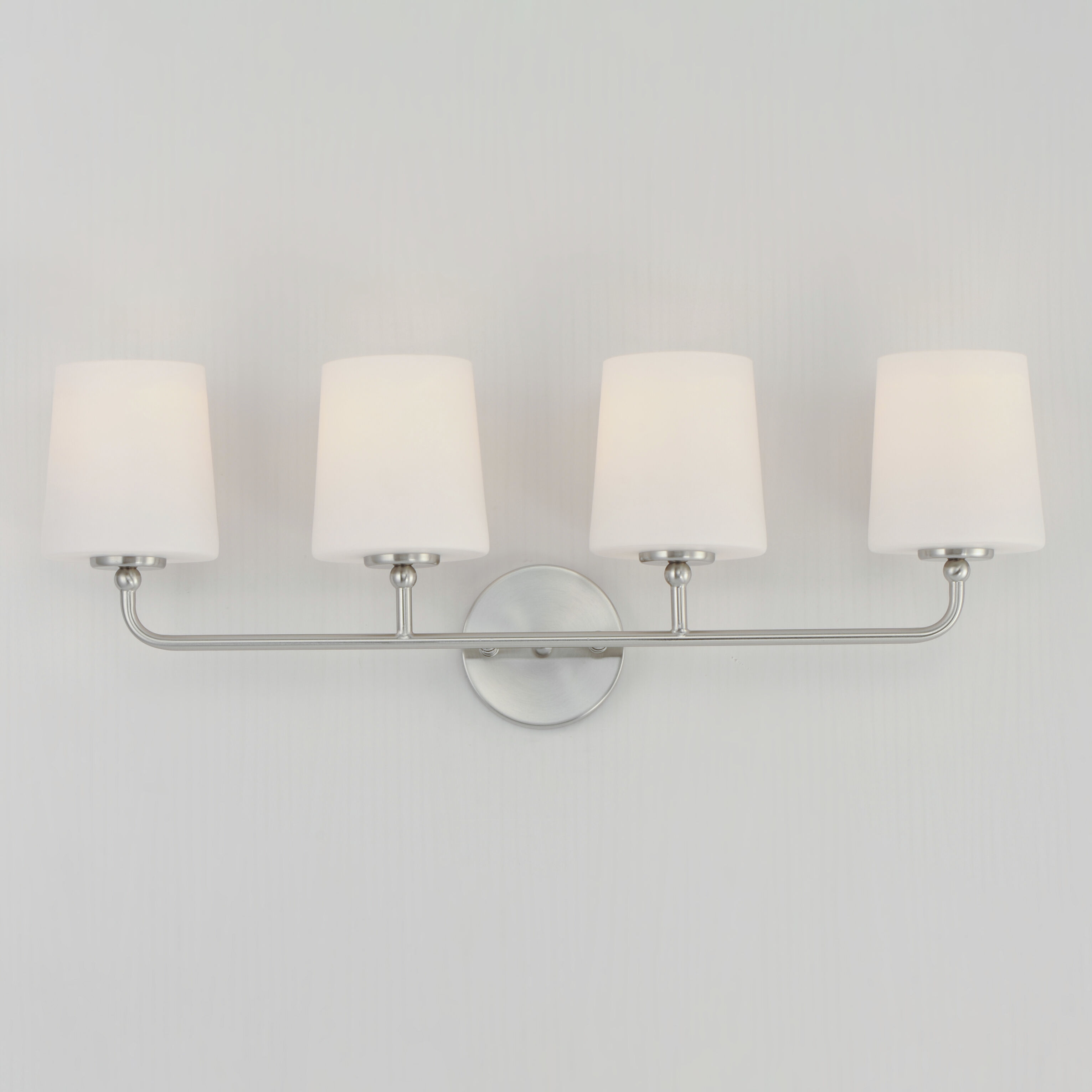Bristol 4 Light 29 inch Satin Nickel Bath Vanity Wall Light