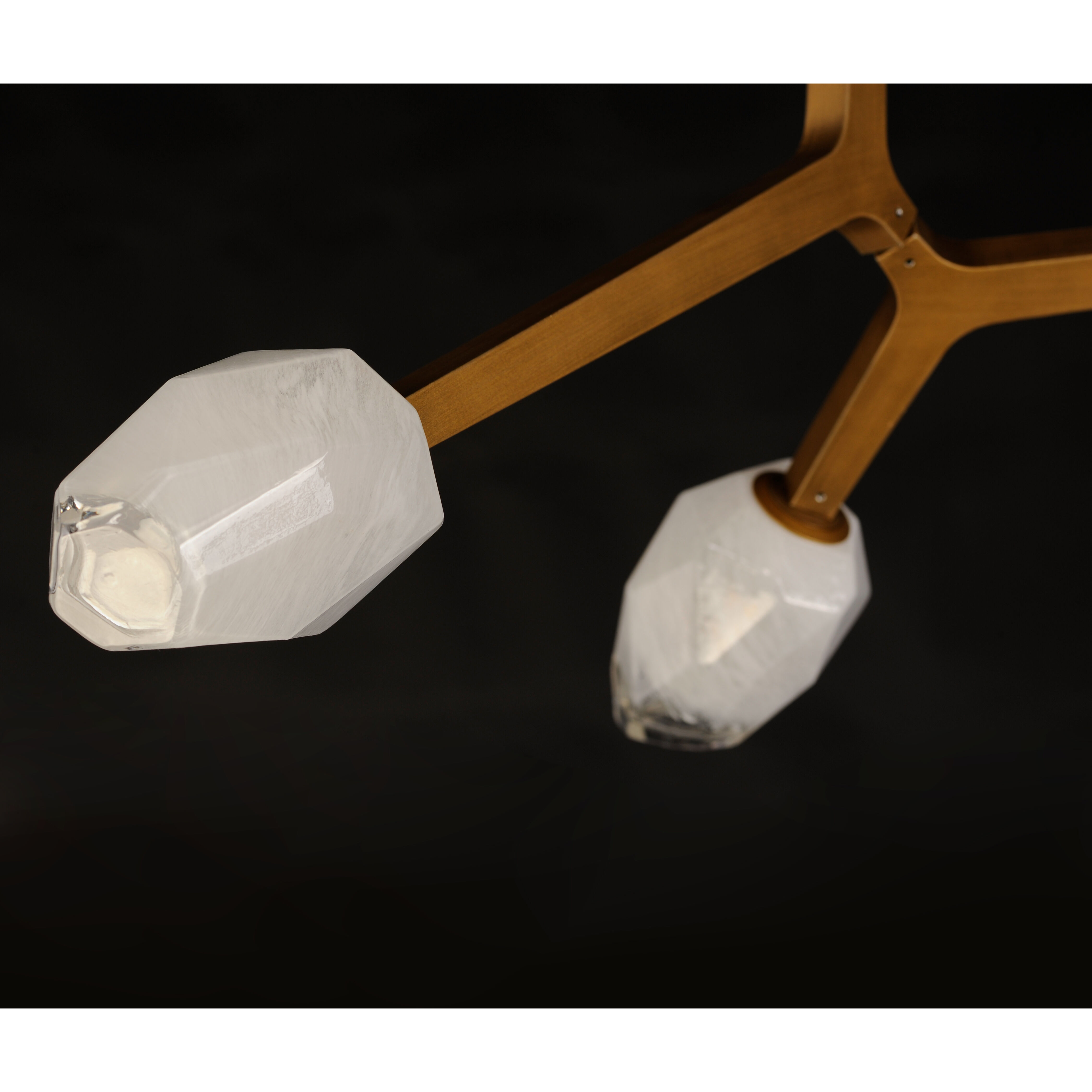 Blossom LED 20 inch Natural Aged Brass Flush Mount Ceiling Light