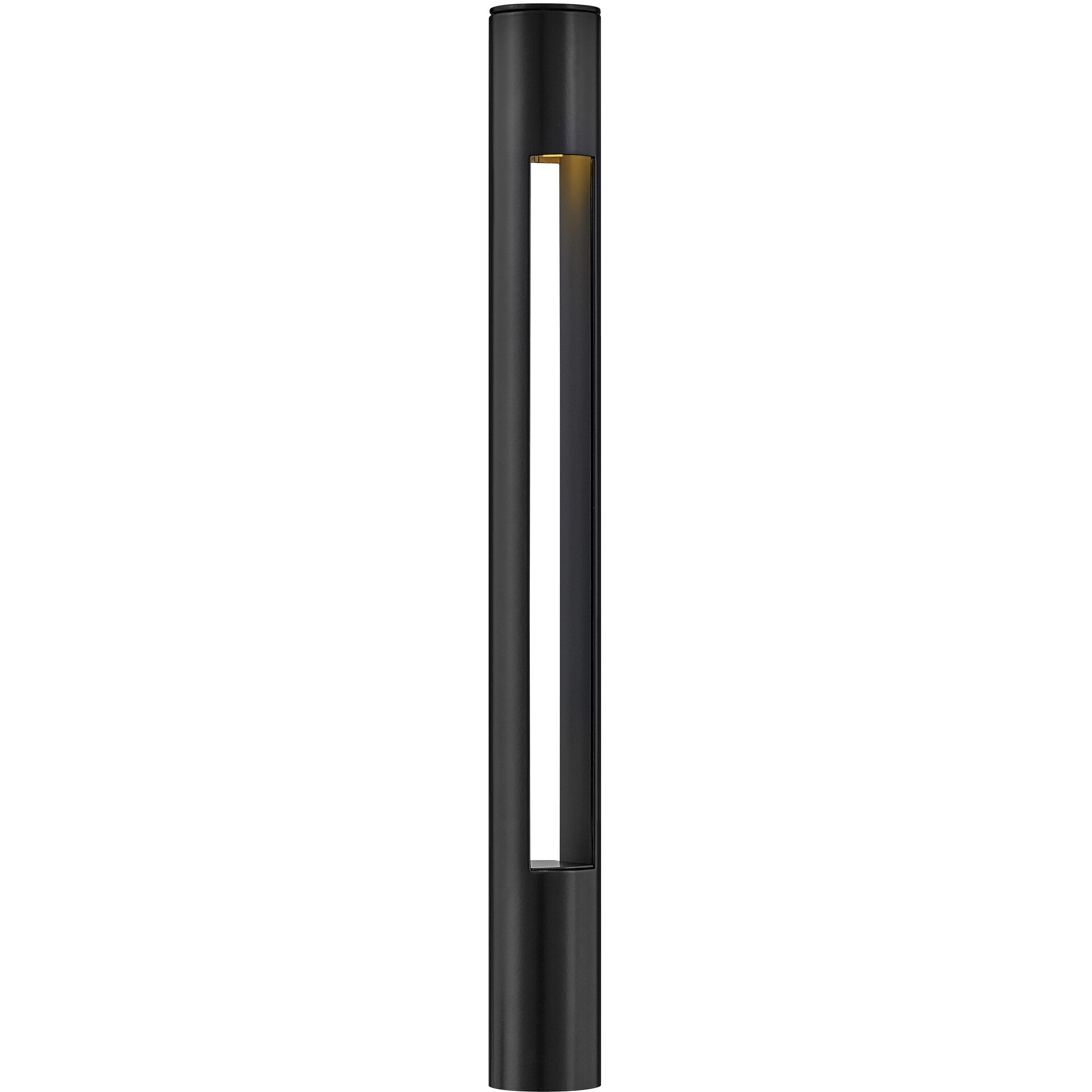 Atlantis 12v 4.00 watt Satin Black Landscape Path Bollard, Round