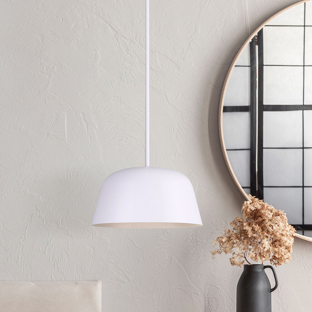 Kiliam 1 Light 13 inch Matte White Pendant Ceiling Light