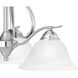 Prestige 3 Light 26.5 inch Brushed Nickel Chandelier Ceiling Light