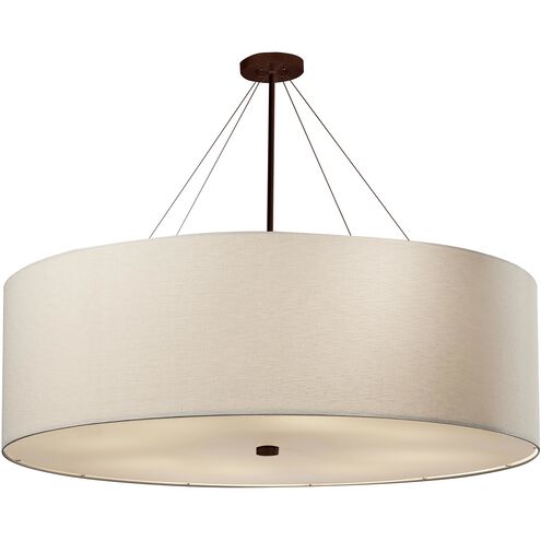 Textile Collection - Classic Family 60 inch Dark Bronze Pendant Ceiling Light