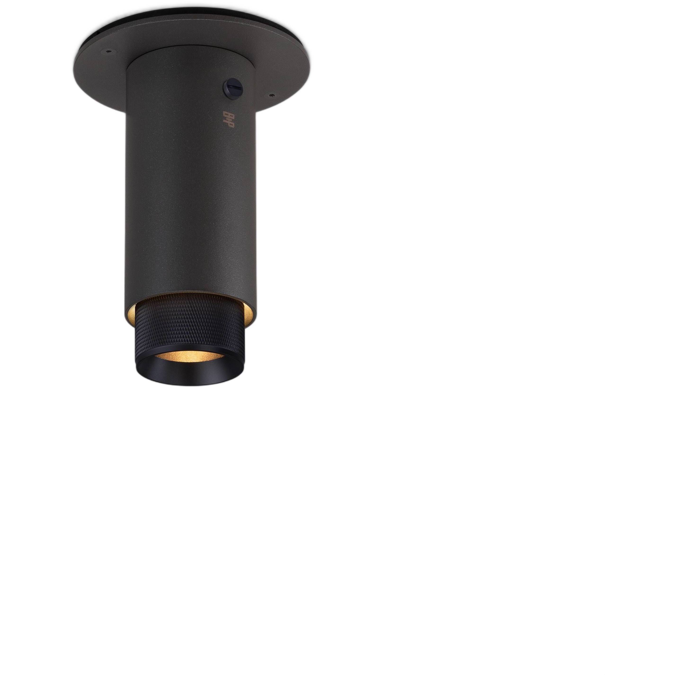 Exhaust Surface 1 Light 110-120 Graphite / Black Spotlight Ceiling Light