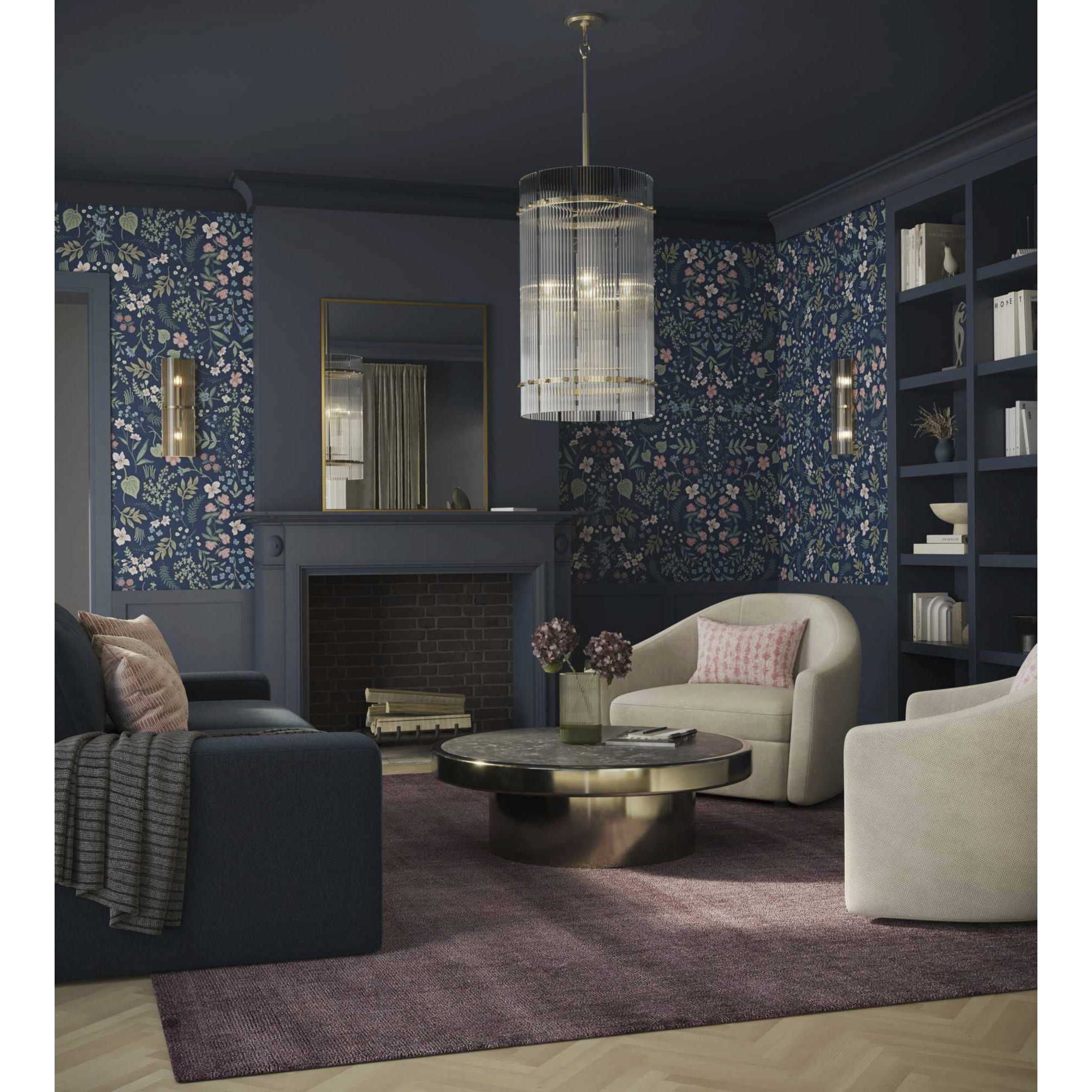 Seville 4 Light 17.87 inch Soft Gold Foyer Light Ceiling Light, Design Series