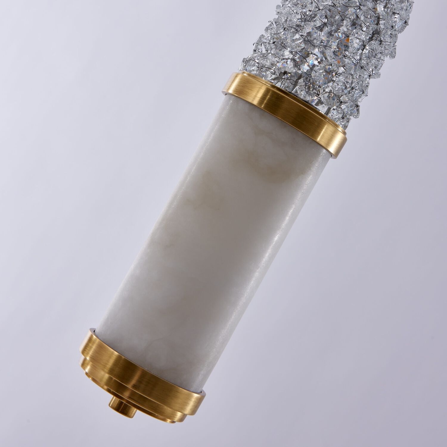 Tubo 3.5 inch True Brass Pendant Ceiling Light