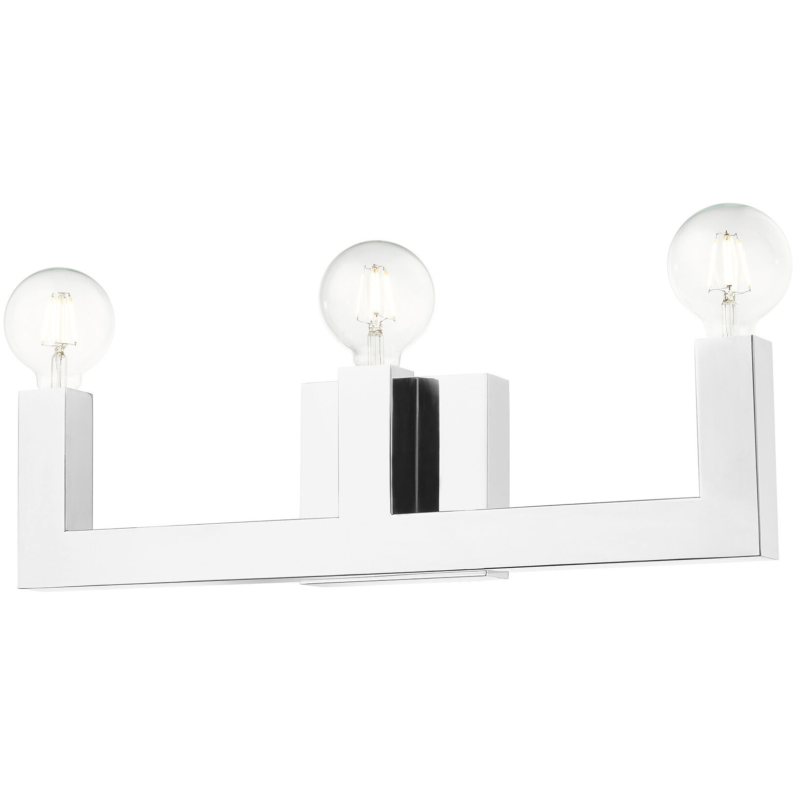 Solna 3 Light 22 inch Polished Chrome Vanity Sconce Wall Light