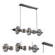 Avra 5 Light 45 inch Black Linear Pendant Ceiling Light
