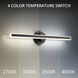Bastone LED 26 inch Black Bath Vanity & Wall Light in 4000K, dweLED