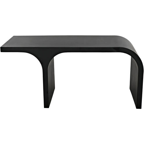 Maximus 66 X 28 inch Matte Black Desk
