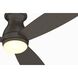 Hugh 52 52 inch Brushed Nickel Fan-Uni