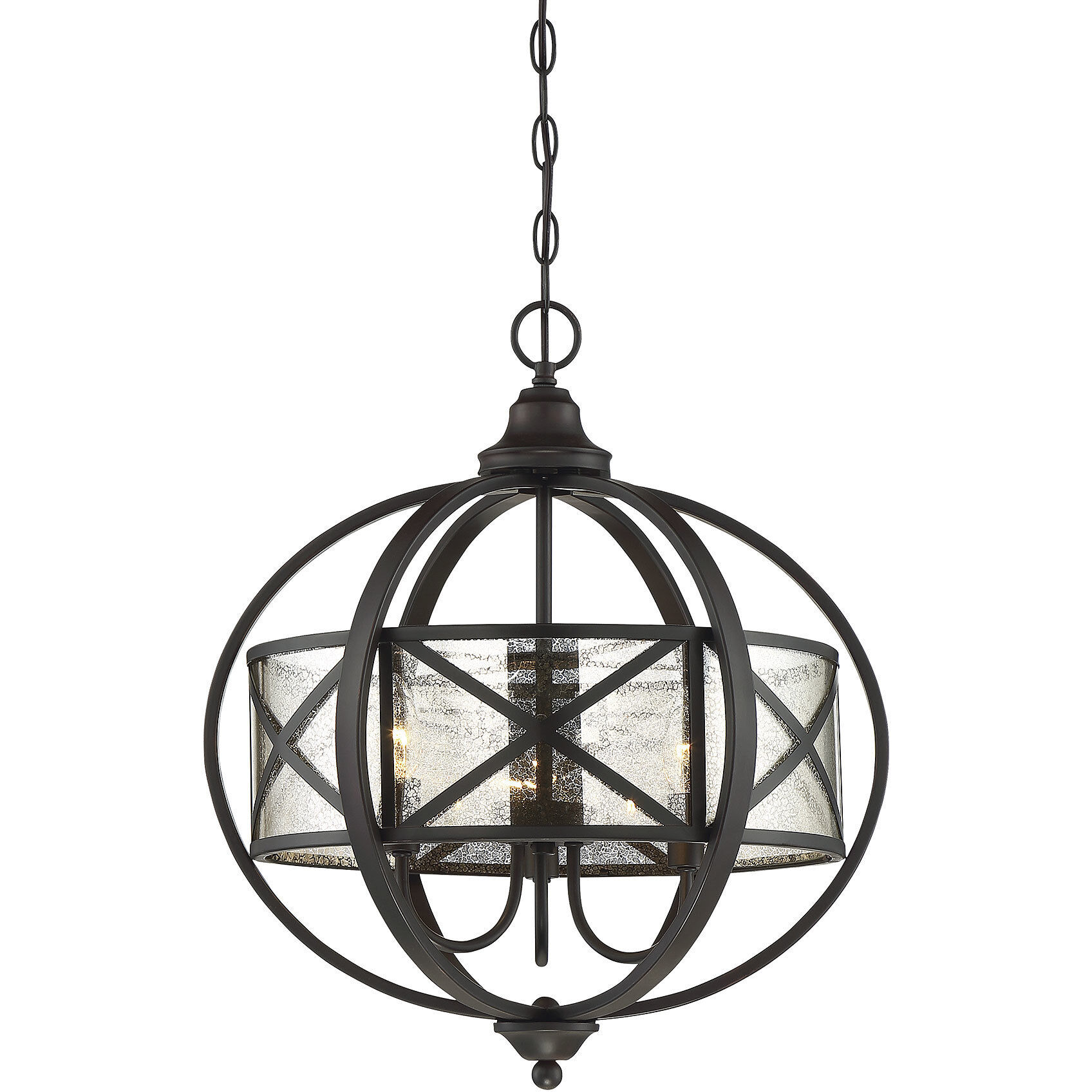 Holland 3 Light 19 inch English Bronze Pendant Ceiling Light
