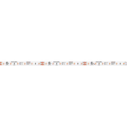 6Tl Dry Tape 24V White Material (Not Painted) 2700K 192 inch 24V LED Dry Tape