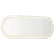 Vanity 18 X 7 inch White Mirror