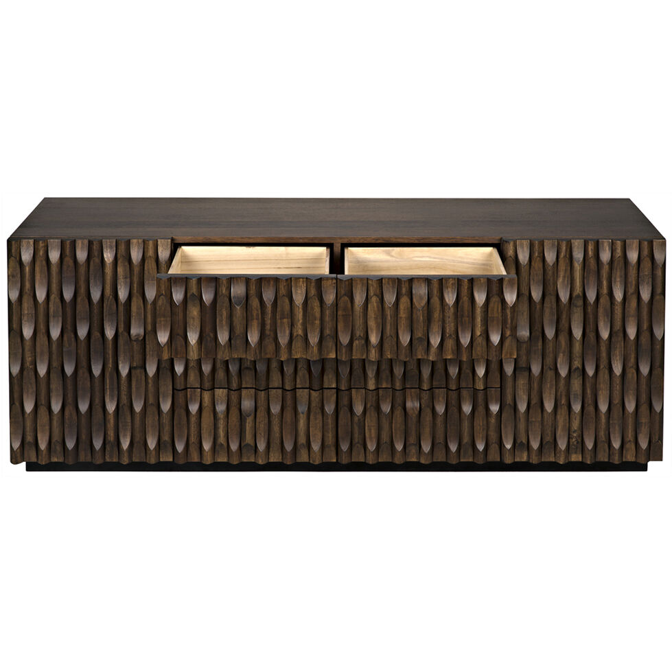 Alameda 81.5 X 23 inch Dark Walnut Sideboard, Large