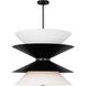Christiane Lemieux Chambord 12 Light 26 inch Aged Iron Pendant Ceiling Light