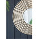 Round 31.3 X 31.3 inch Silver Wall Mirror