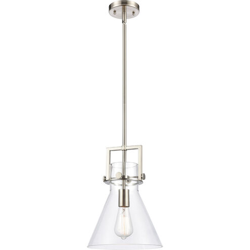 Restoration Newton 1 Light 10 inch Brushed Satin Nickel Mini Pendant Ceiling Light, Restoration