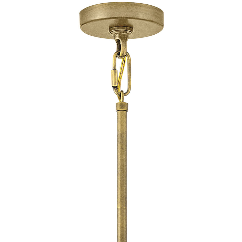 Ana 12 Light 58 inch Heritage Brass Chandelier Ceiling Light
