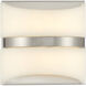 Velaux LED 6.5 inch Brushed Nickel Wall Sconce Wall Light