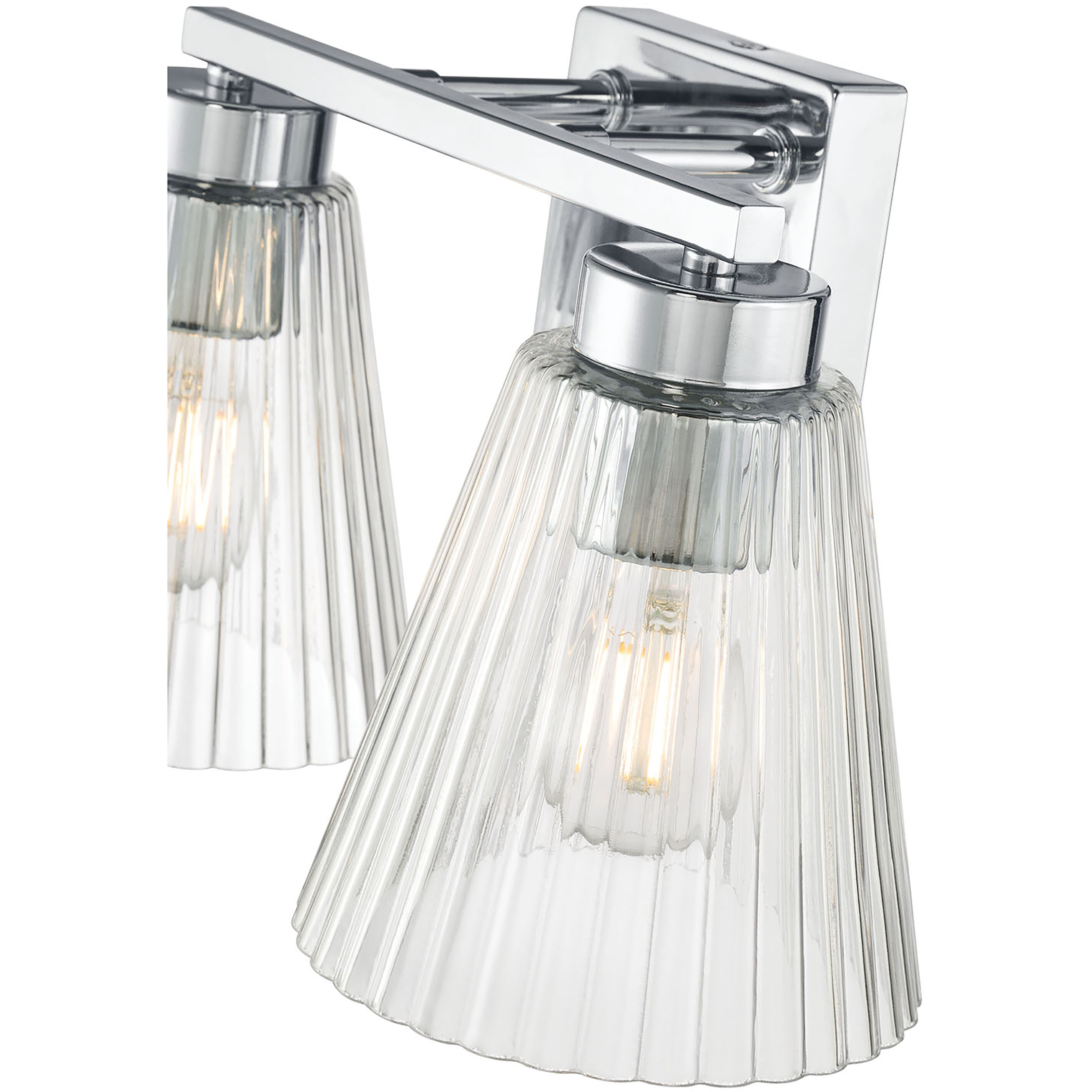 Riville 2 Light 13.75 inch Chrome Bathroom Vanity Light Wall Light