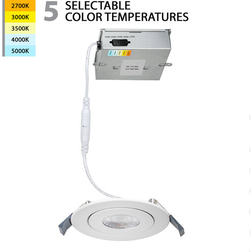 Lotos LED White Complete Kit Recessed Lighting