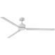 Indy 72 inch Matte White Fan