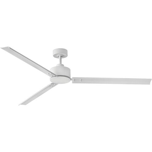 Indy 72 inch Matte White Fan