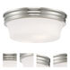 Galen 3 Light 14 inch Polished Nickel Flush Mount Ceiling Light