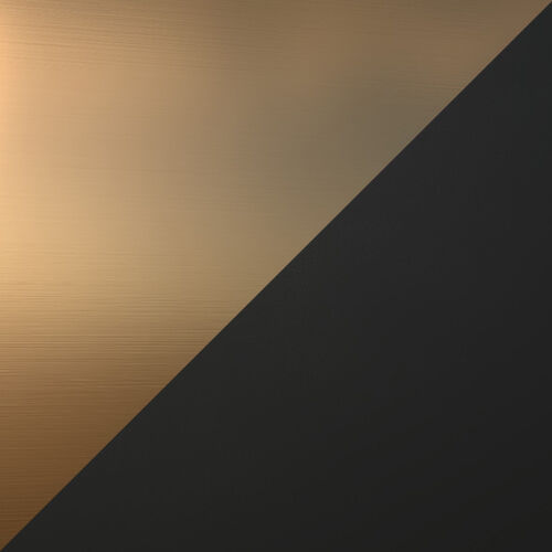 Orbit LED 32 inch Muted Brass and Oil Rubbed Bronze Semi-Flush Mount Ceiling Light