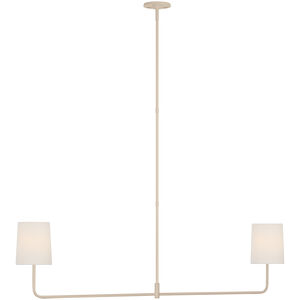 Barbara Barry Go Lightly LED 54 inch China White Linear Chandelier Ceiling Light