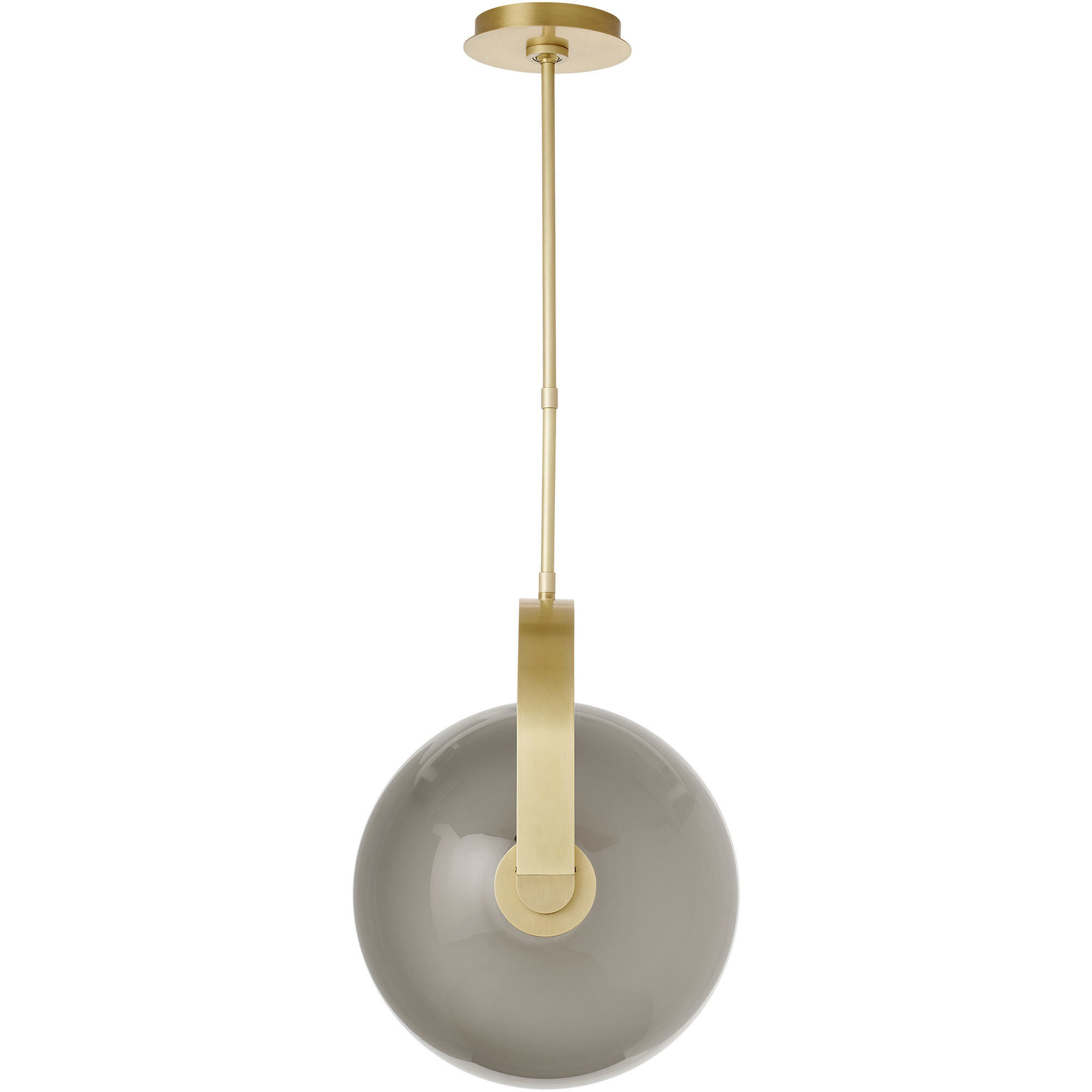 Sean Lavin Fues Line-Voltage Pendant Ceiling Light in Transparent Smoke Glass