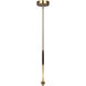 Keaton LED 33.5 inch Gold Chandelier Ceiling Light