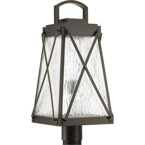 Creighton 1 Light 22 inch Antique Bronze Outdoor Post Lantern, Design Series