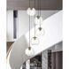 Baxter 5 Light 18 inch Satin Gold Pendant Ceiling Light