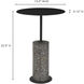 Lillith 22 X 15 inch Black Accent Table