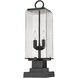 Sana 2 Light 22.5 inch Black Outdoor Pier Mounted Fixture