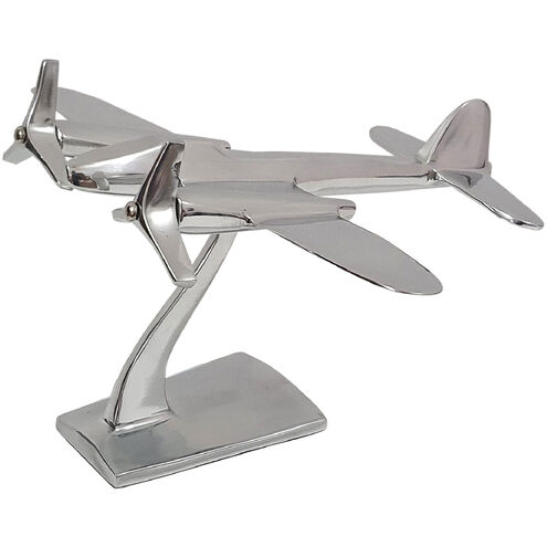 Up In The Air Plane Statuary Silver Statuary