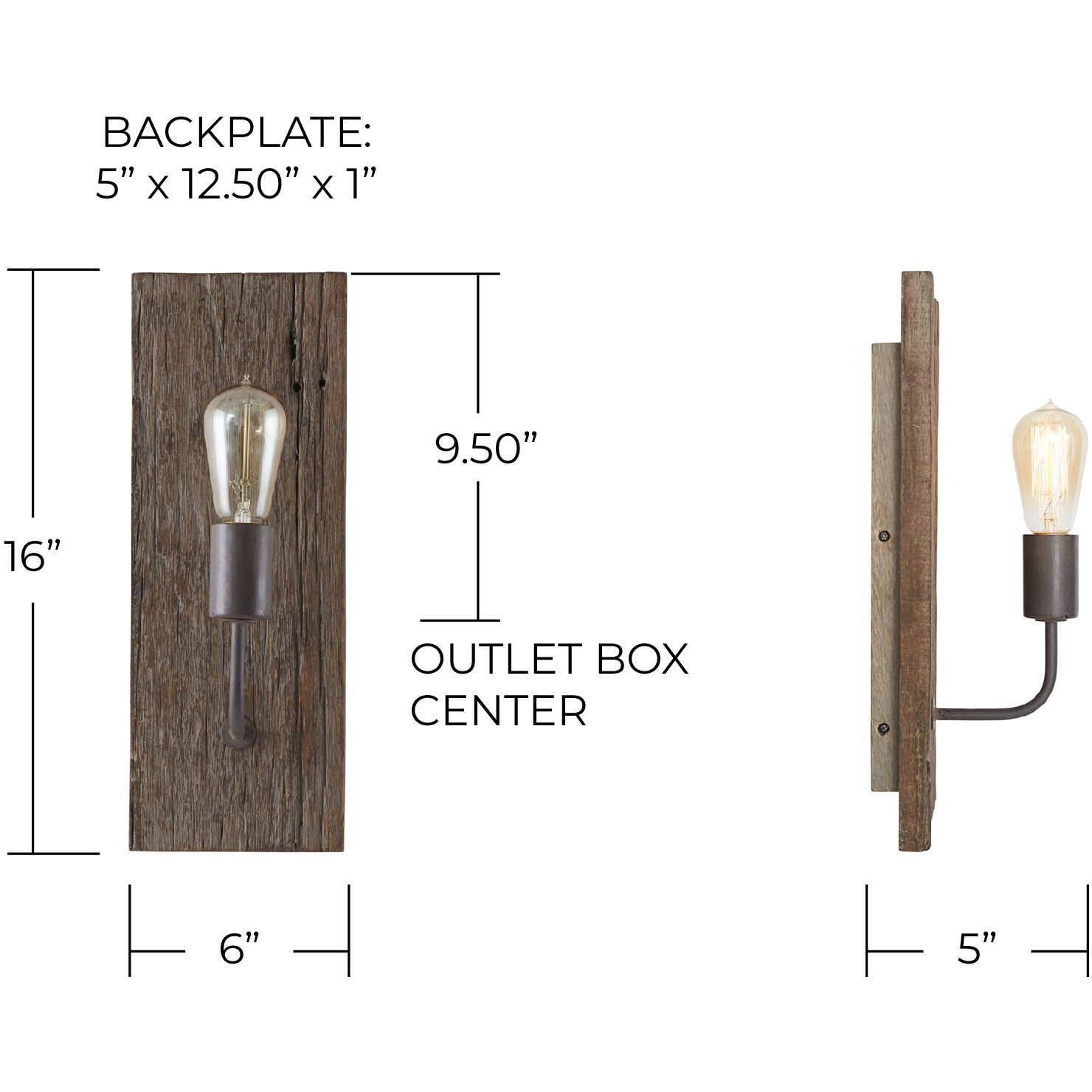 Tybee 1 Light 6 inch Nordic Grey Sconce Wall Light