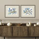 Here Birdie Birdie Blue and Brown and Green and Multi Framed Art
