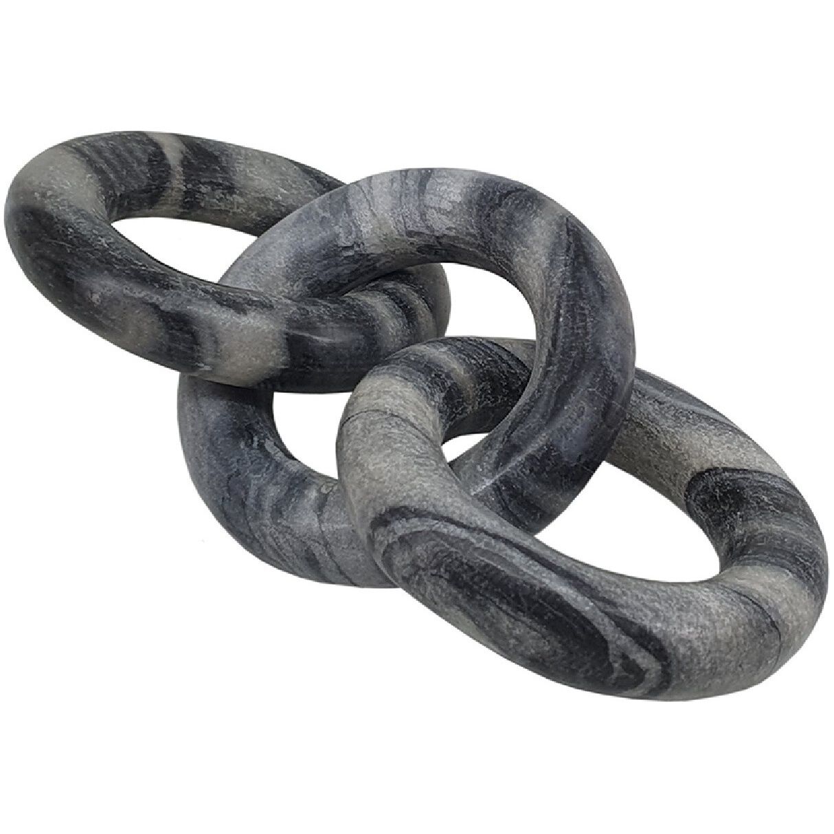 Anita Black Marble Chain