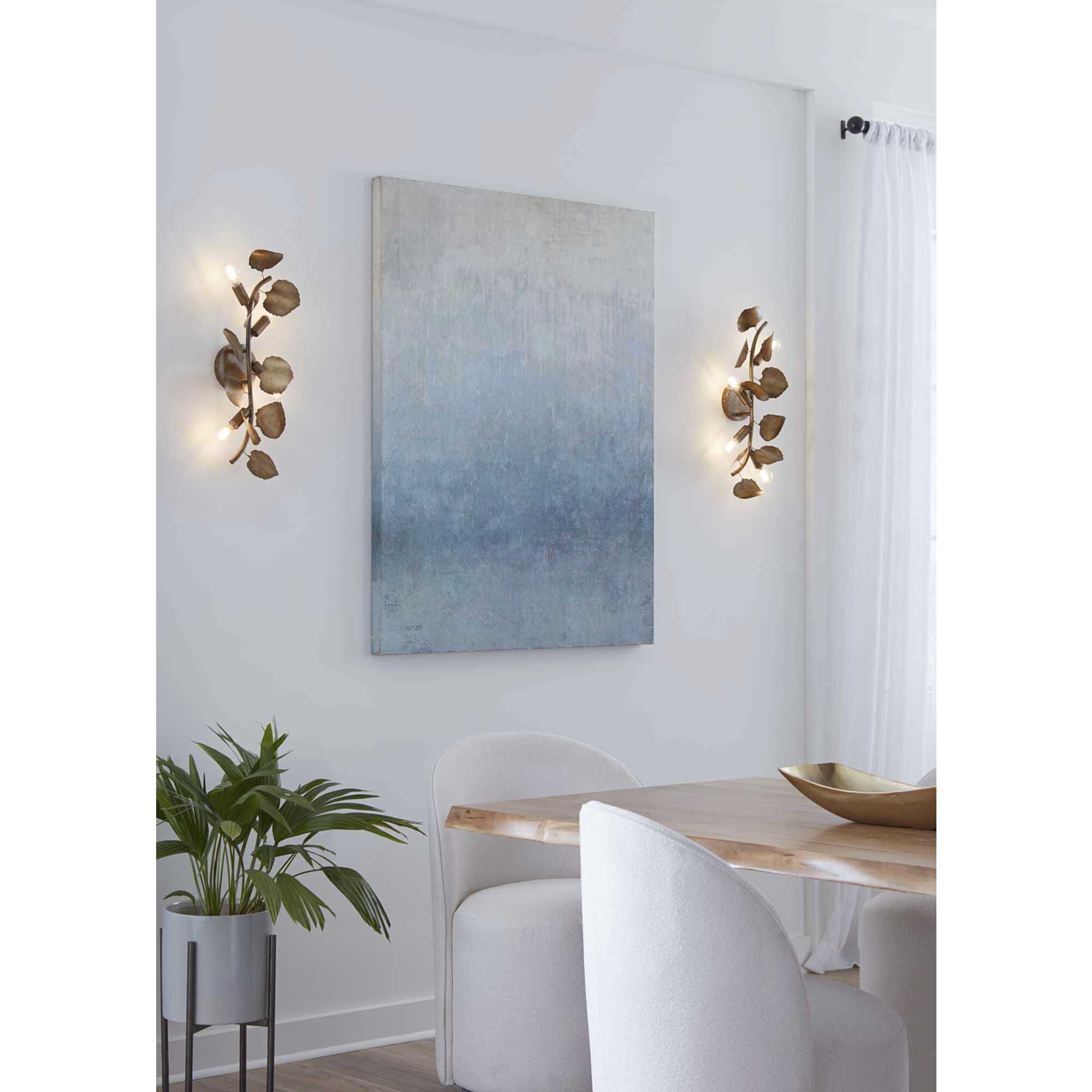 Laurel 4 Light 9 inch Gold Ombre Wall Bracket Wall Light, Design Series