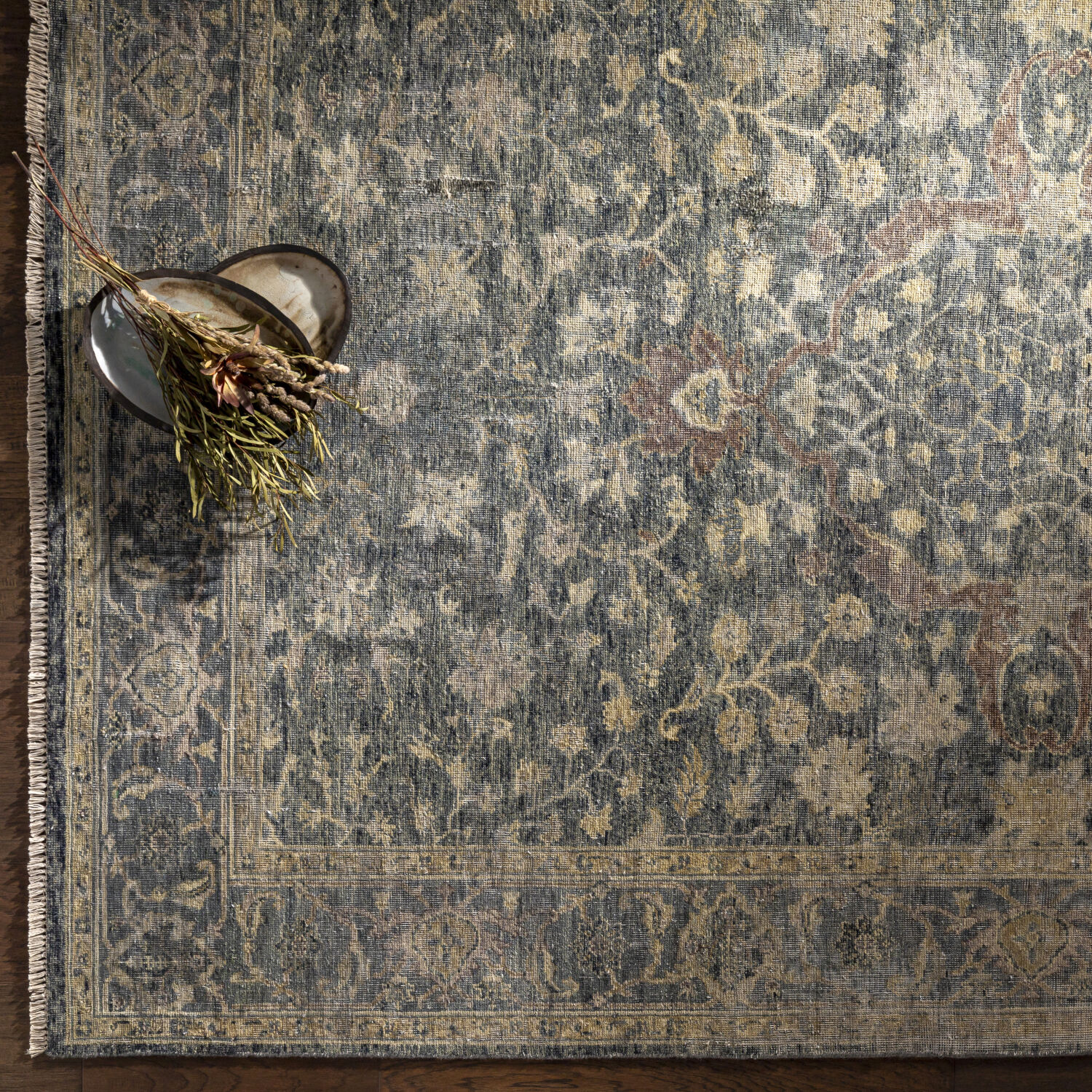 Anatolia 108 X 72 inch Black Rug in 6 X 9, Rectangle