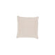 Linen Piped 20 X 20 inch Ivory and Cream Throw Pillow