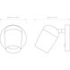 Koto 6.54 inch Matte Black Interior Reading Light Wall Light